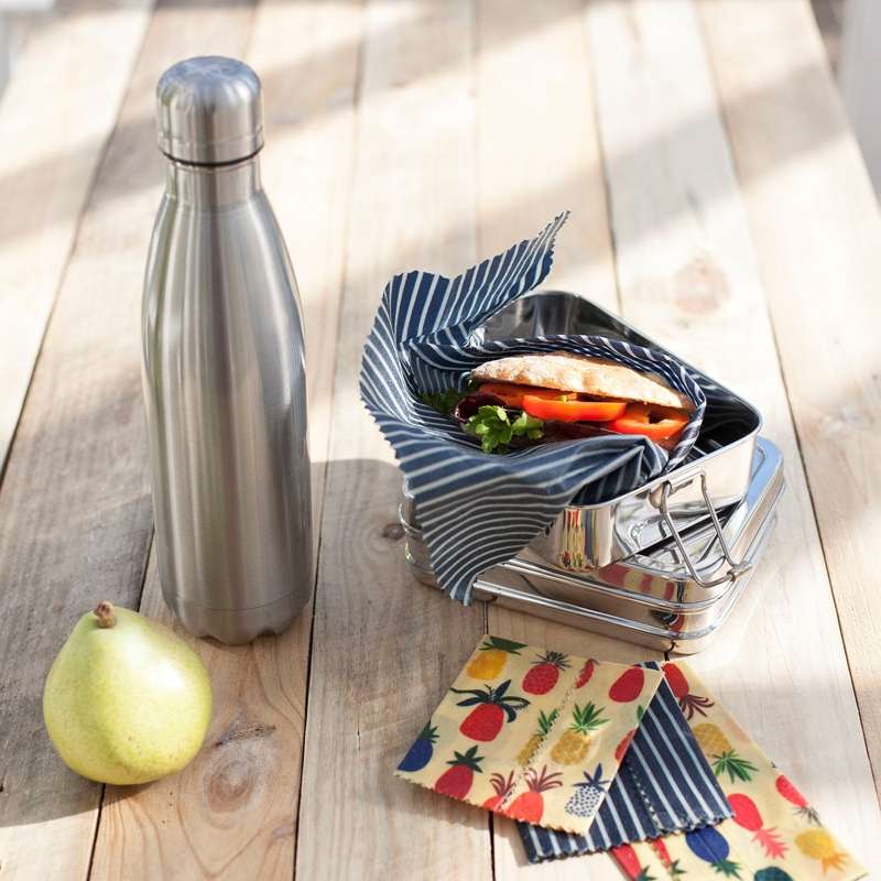 Pulito PureLunchBox Lunchbox - Stainless Steel - 3-in-1 - Large - Image 3