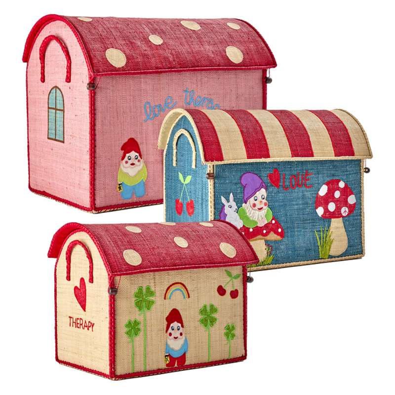 RICE Raffia Storage House - Love Therapy - Small  - Image 2