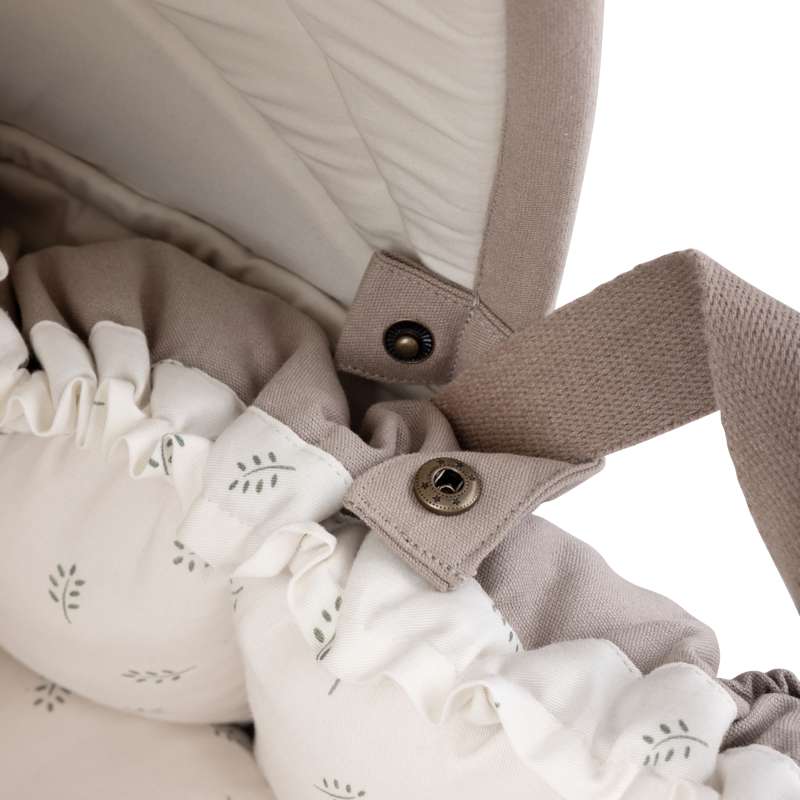 Sebra 3-i-1 Babynest m. Kaleche - Sophora Leaves - Image 4