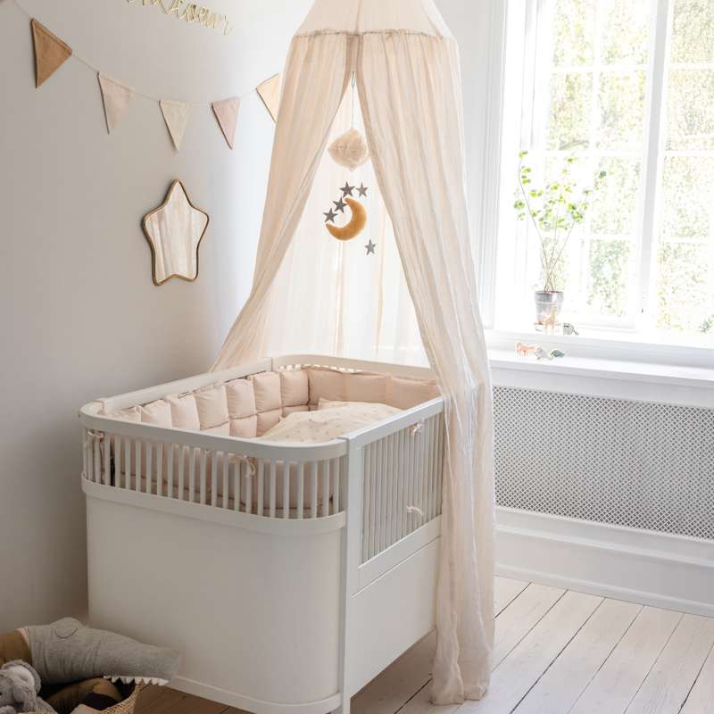 Sebra Bed canopy - Dobby woven - Birchbark Rose  - Image 2