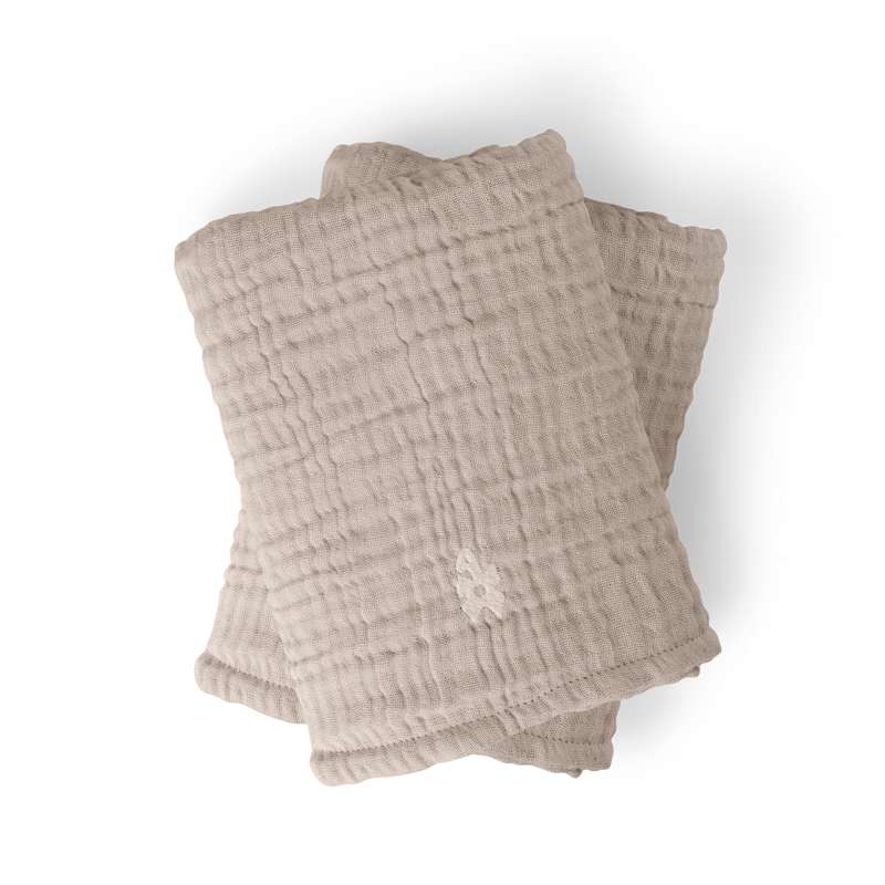 Sebra Play mat - 6 layers - 2 pcs. - Muslin - Jetty Beige 