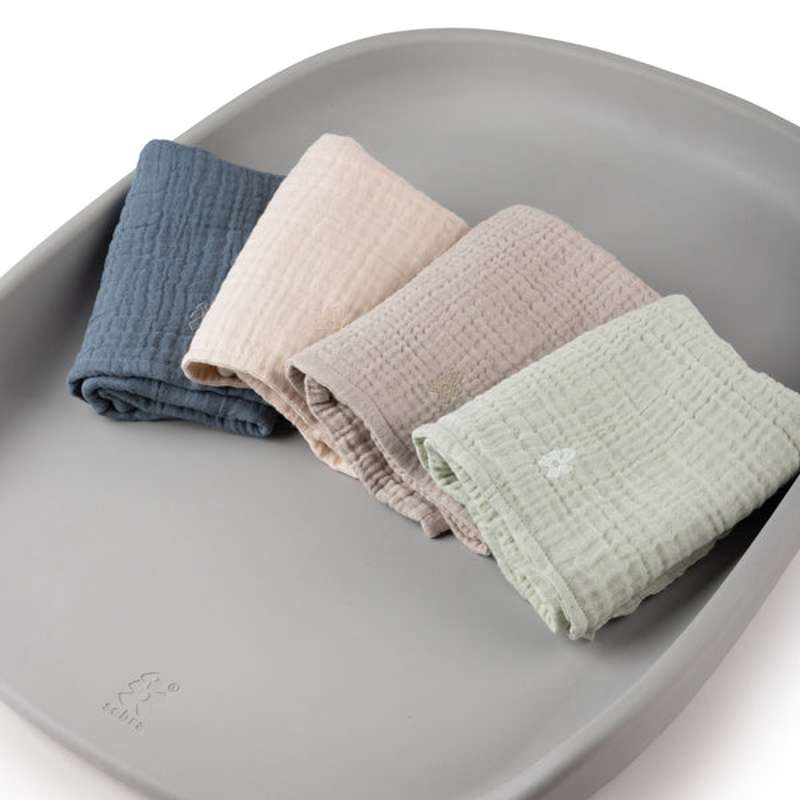 Sebra Play mat - 6 layers - 2 pcs. - Muslin - Jetty Beige  - Image 6