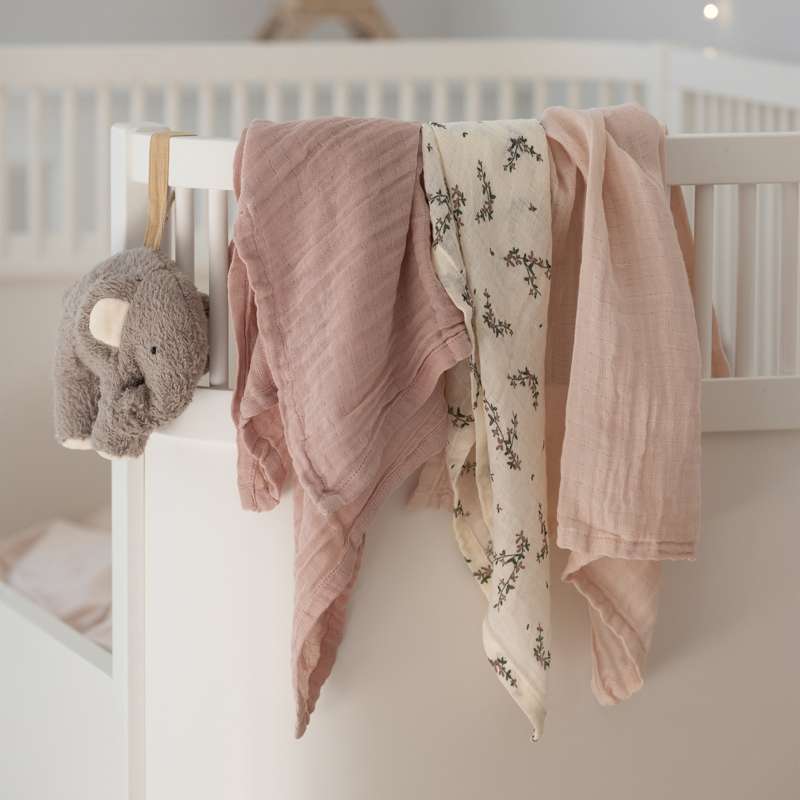 Sebra Cloth diapers - 3 pcs. - Powder Blossom - Rose  - Image 2