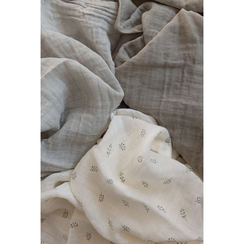 Sebra Cloth diapers - 3 pcs. - Sophora Leaves - Mist Green  - Image 3