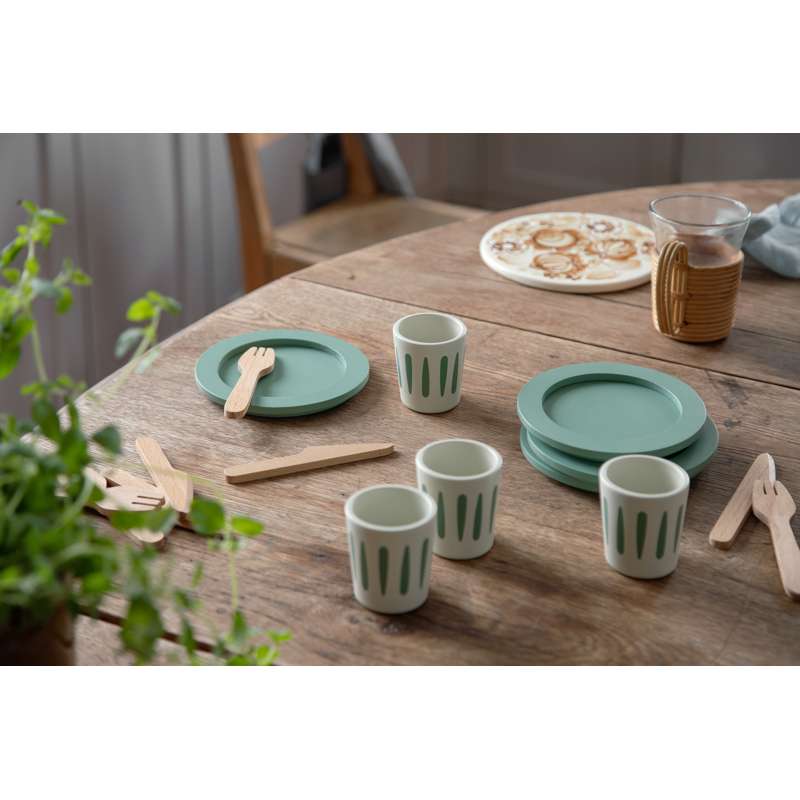 Sebra Dining set for 4 in Wood  - Image 2