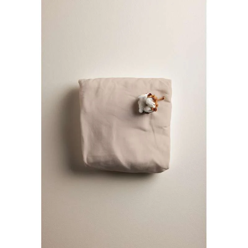 Sebra Jersey sheet - 70x160 cm. - Junior - Seabreeze Beige  - Image 2