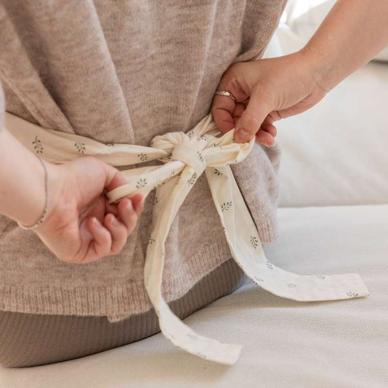 Sebra Nursing pillow - Organic Cotton - Sophora Leaves  - Image 6
