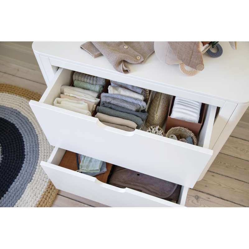 Sebra The Bed and Changing Table with Accessories - Classic White - Deluxe Bundle 2  - Image 8