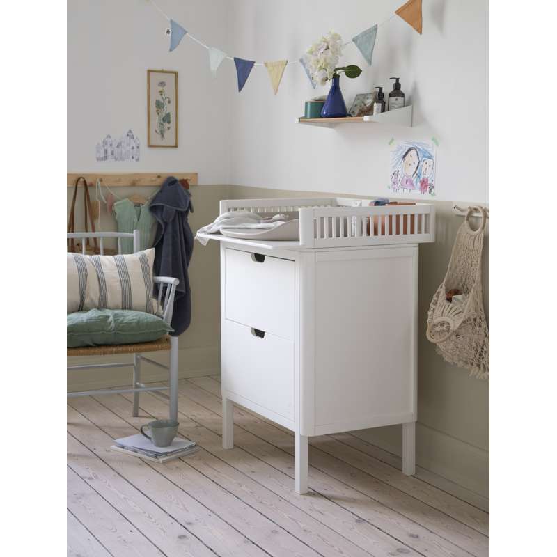 Sebra The Bed and Changing Table with Accessories - Classic White - Deluxe Bundle 4  - Image 3