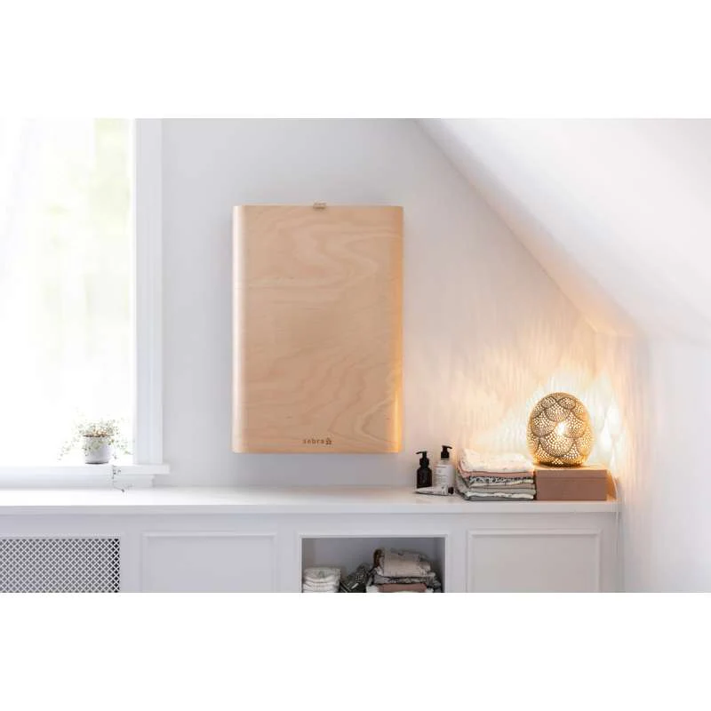 Sebra Væghængt Puslebord - Wooden Edition - Image 10