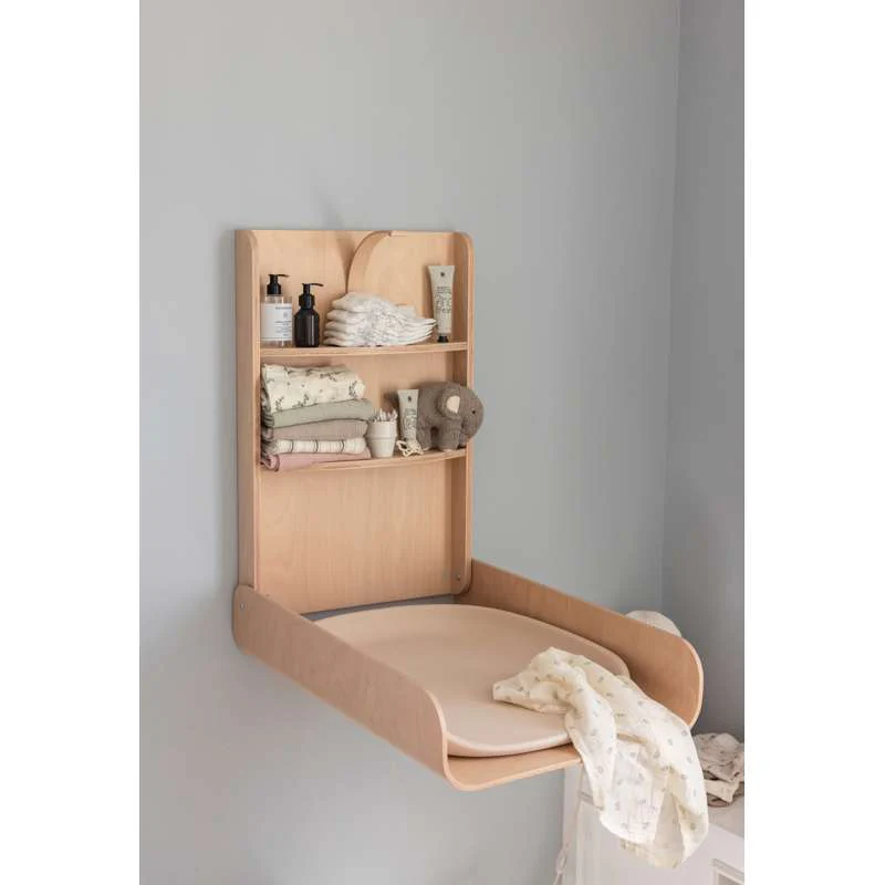Sebra Væghængt Puslebord - Wooden Edition - Image 2