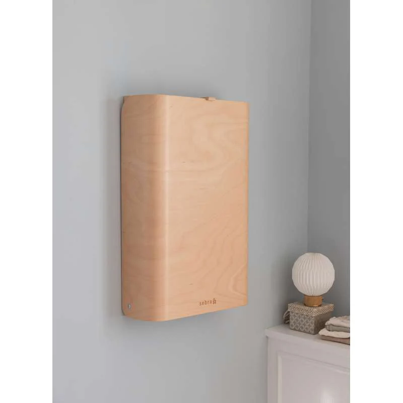Sebra Væghængt Puslebord - Wooden Edition - Image 8