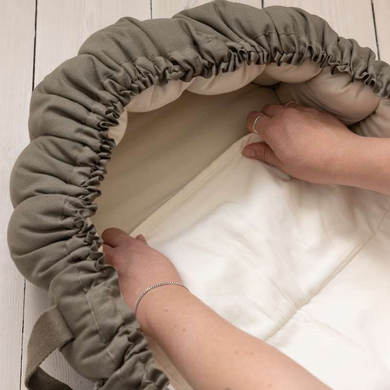 Sebra Waterproof sheet - Baby nest - Moonlight Beige  - Image 2