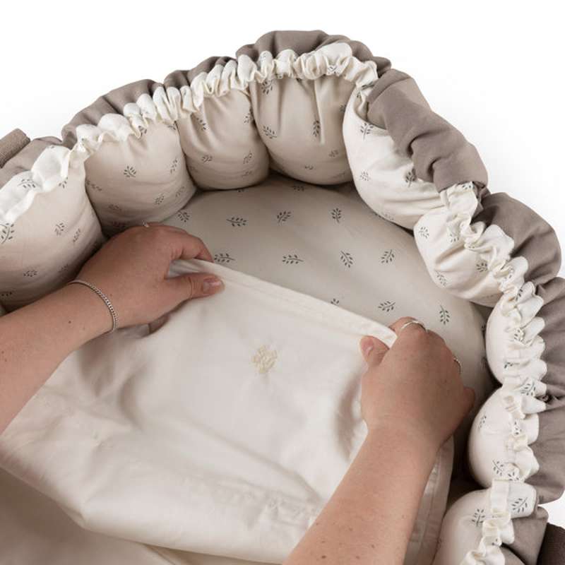 Sebra Waterproof sheet - Baby nest - Moonlight Beige  - Image 4