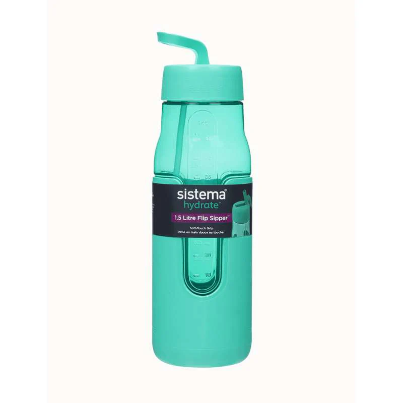 Sistema Flip Sipper Bottle Drikkedunk - 1.5L - Minty Teal - Image 5