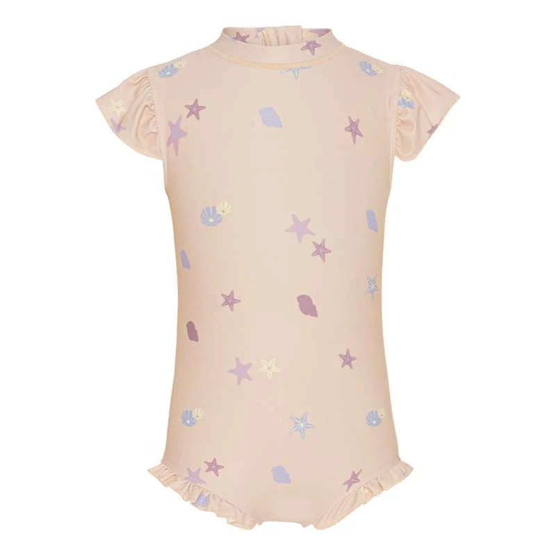 Vanilla Copenhagen Swimsuit UV50+ - Starfish - Misty Rose - 80/86 