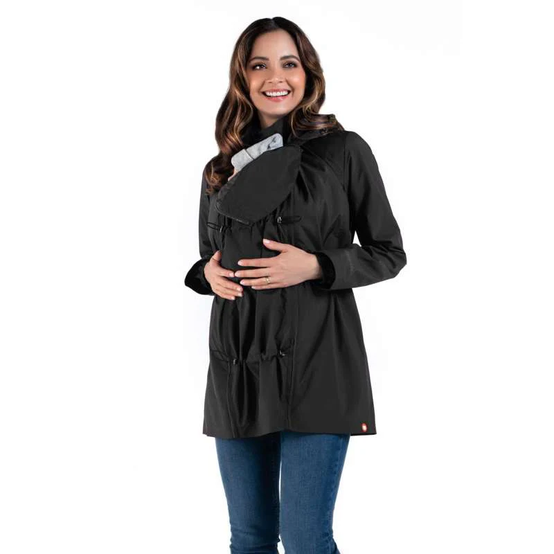 Wombat & Co Numbat Go - Pregnancy and Carrying Jacket - Black  - Image 2