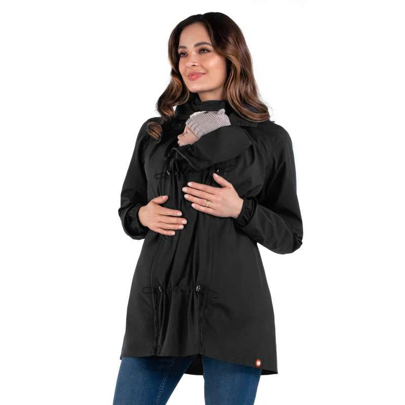 Wombat & Co Numbat Go - Pregnancy and Carrying Jacket - Black  - Image 3