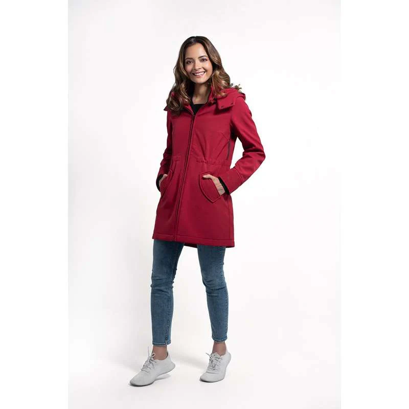Wombat & Co Shell - Maternity and Carry Jacket - Cherry Red  - Image 2