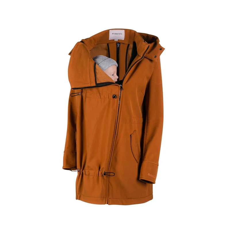 Wombat & Co Shell - Pregnancy and Nursing Jacket - Caramel  - Image 2